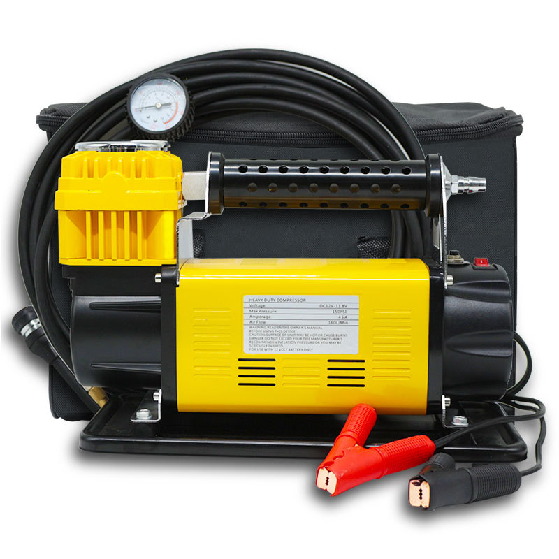 车载充气泵双缸 高压大功率12v汽车打气泵越野车冲车用便携式德国