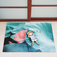 受气包 可爱儿童环保地毯地垫吸水防滑门口门垫耐磨耐脏 卡通人物