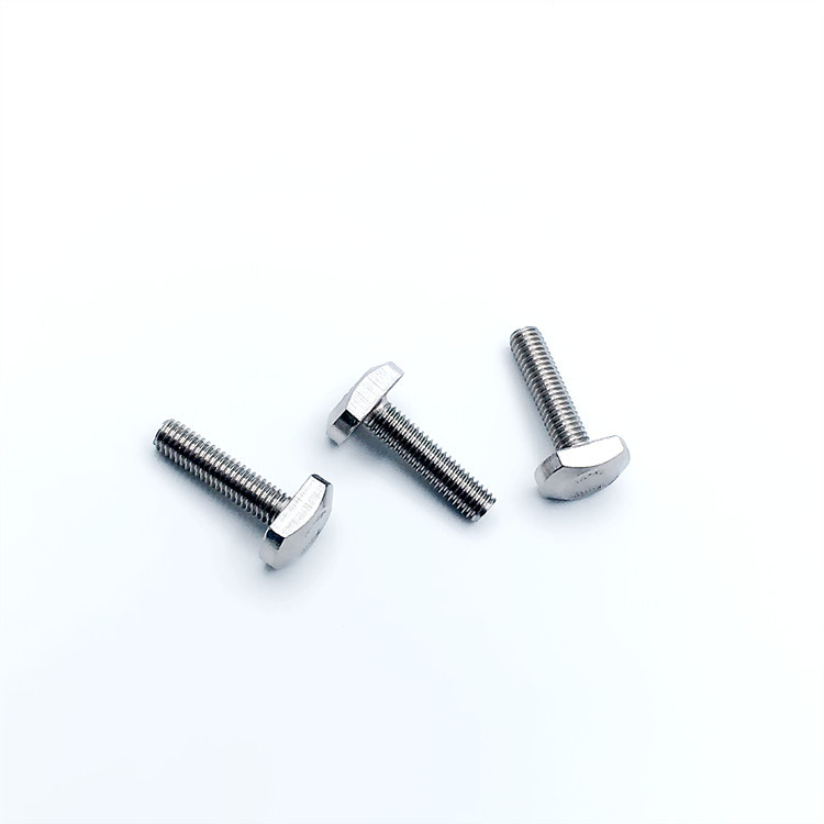 专业批发304不锈钢t型槽用螺栓gb37卡槽螺丝压板螺丝m5m6m8m10m12