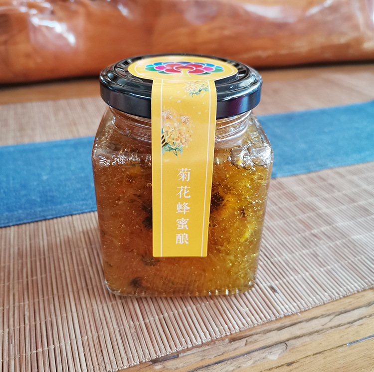 菊花蜂蜜酿 云南百花蜜黄金菊花茶饮 自然蜂蜜 250克/瓶
