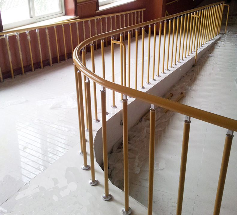 厂家直销树脂护栏 扶手栏杆 工程扶手定制 洁芙特抗菌树脂护栏