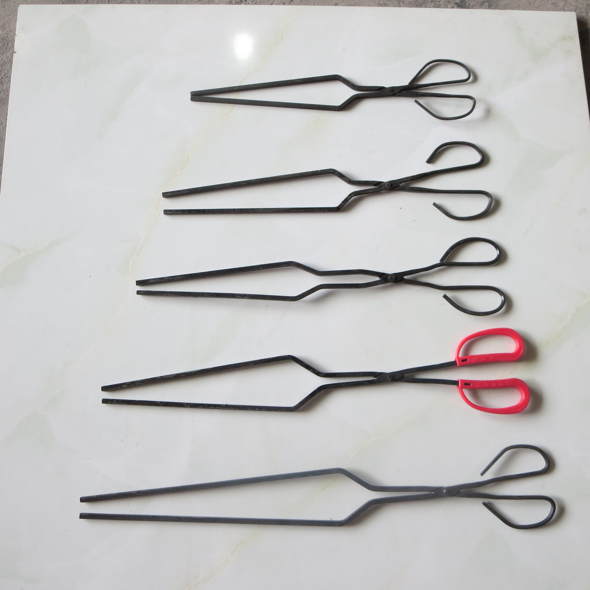 48煤球钳煤饼夹碳火夹家用火钳烧烤钳碳火夹蜂窝煤煤夹子垃圾夹