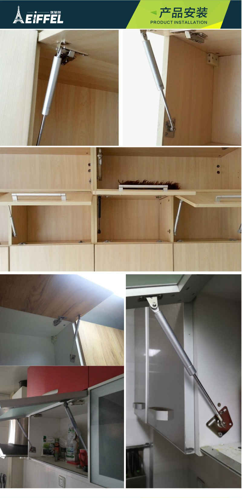 气弹簧气撑杆橱柜上翻门气压杆汽车缓冲气动杆伸缩支撑杆厂家直销