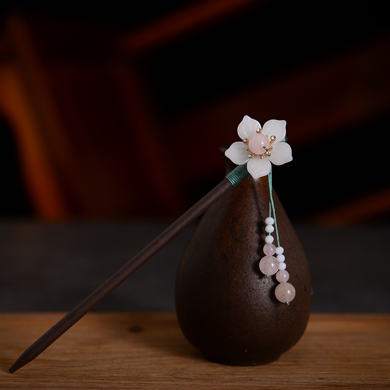 古风配饰步摇发簪流苏古代汉服流苏头饰中国风发饰古装木簪子饰品