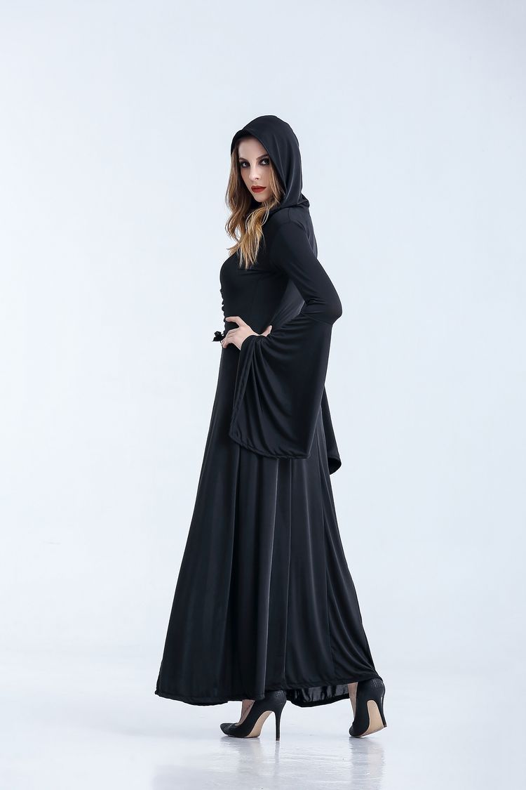 万圣节cos死神披风成人男女巫师袍巫婆恐怖吸血鬼化妆舞会演出服