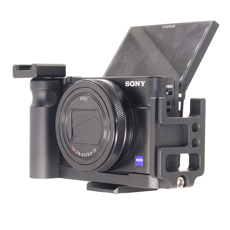适用于rx100索尼相机手柄m1m2定位孔上提m3m7vii金属快装板