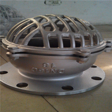 水泵莲蓬头底阀 h42w-10/16c 水泵底阀 铸钢底阀