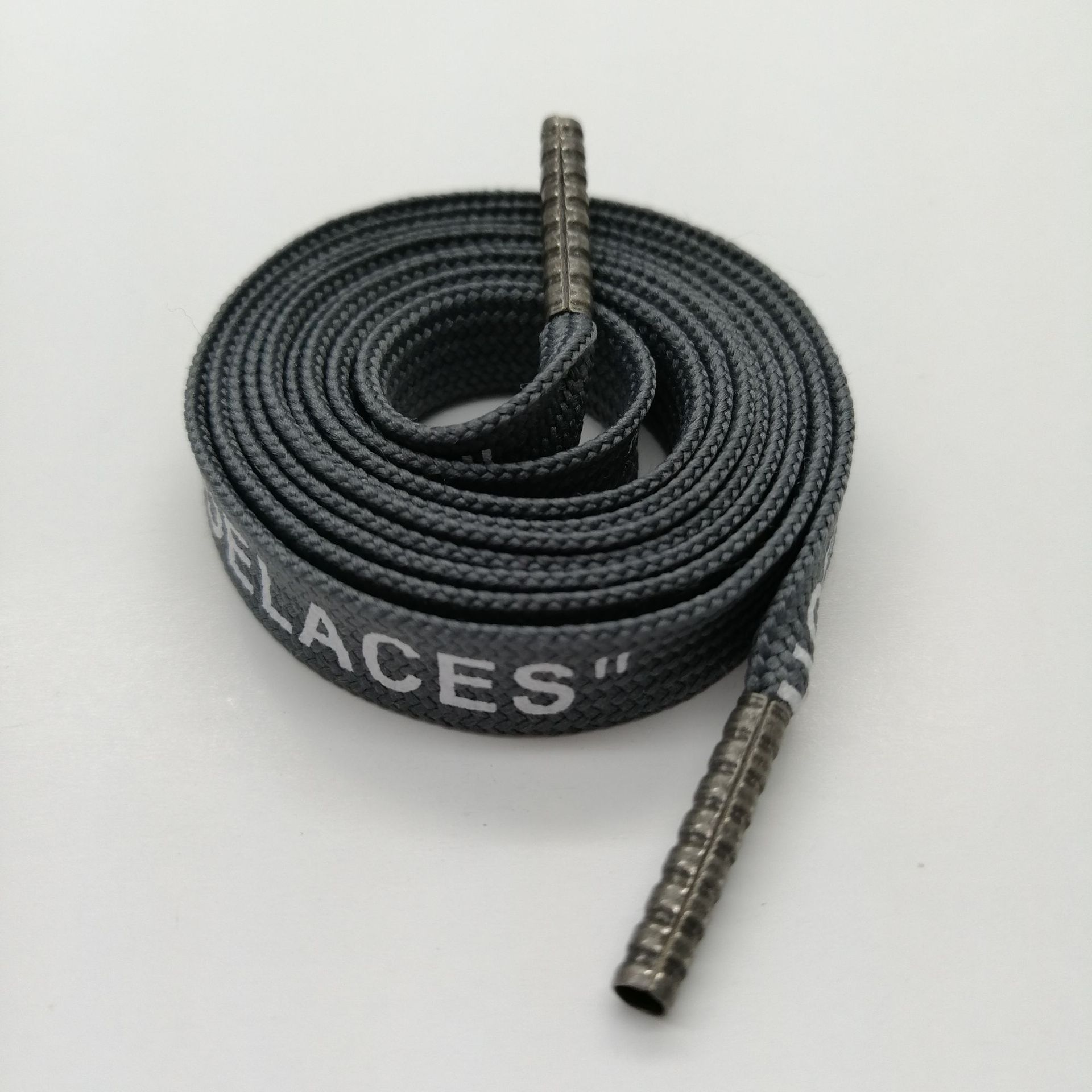 厂家直销金属头涤纶空心帽绳纯棉帽绳扁平1cm帽带可以按颜色定制