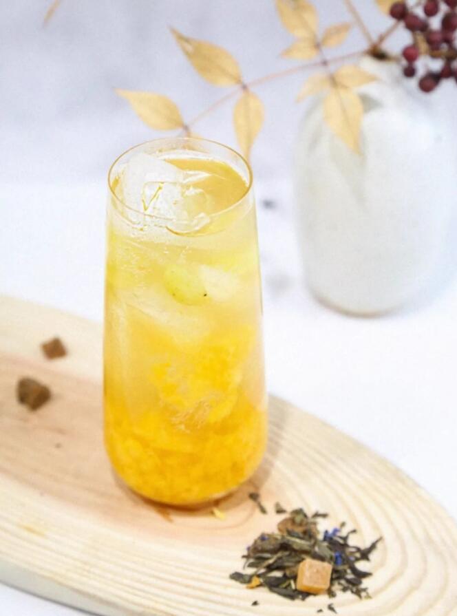 德国进口花茶 sft 热带水果调味绿茶 菠萝芒果味绿茶 散装批发