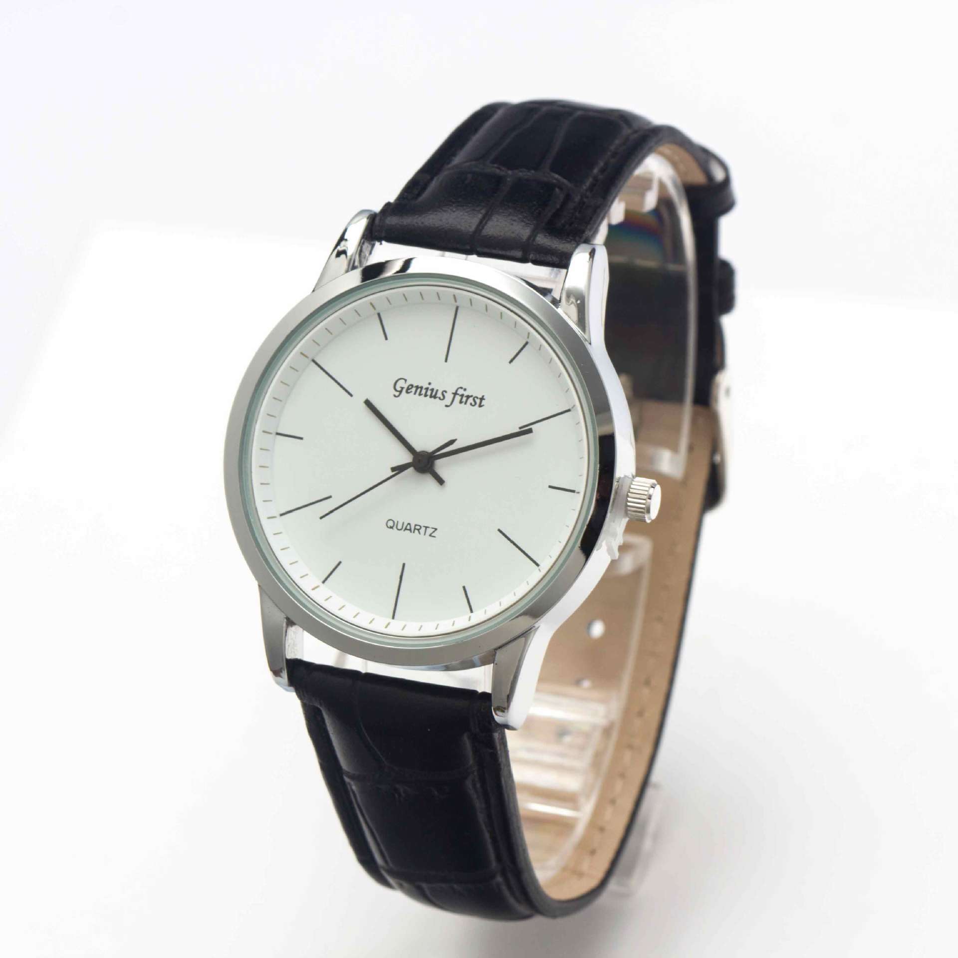 Cross-Border Couple Watch Fashion Belt Student Watch Business Men's Watch Quartz Watch Female Watches Wholesale