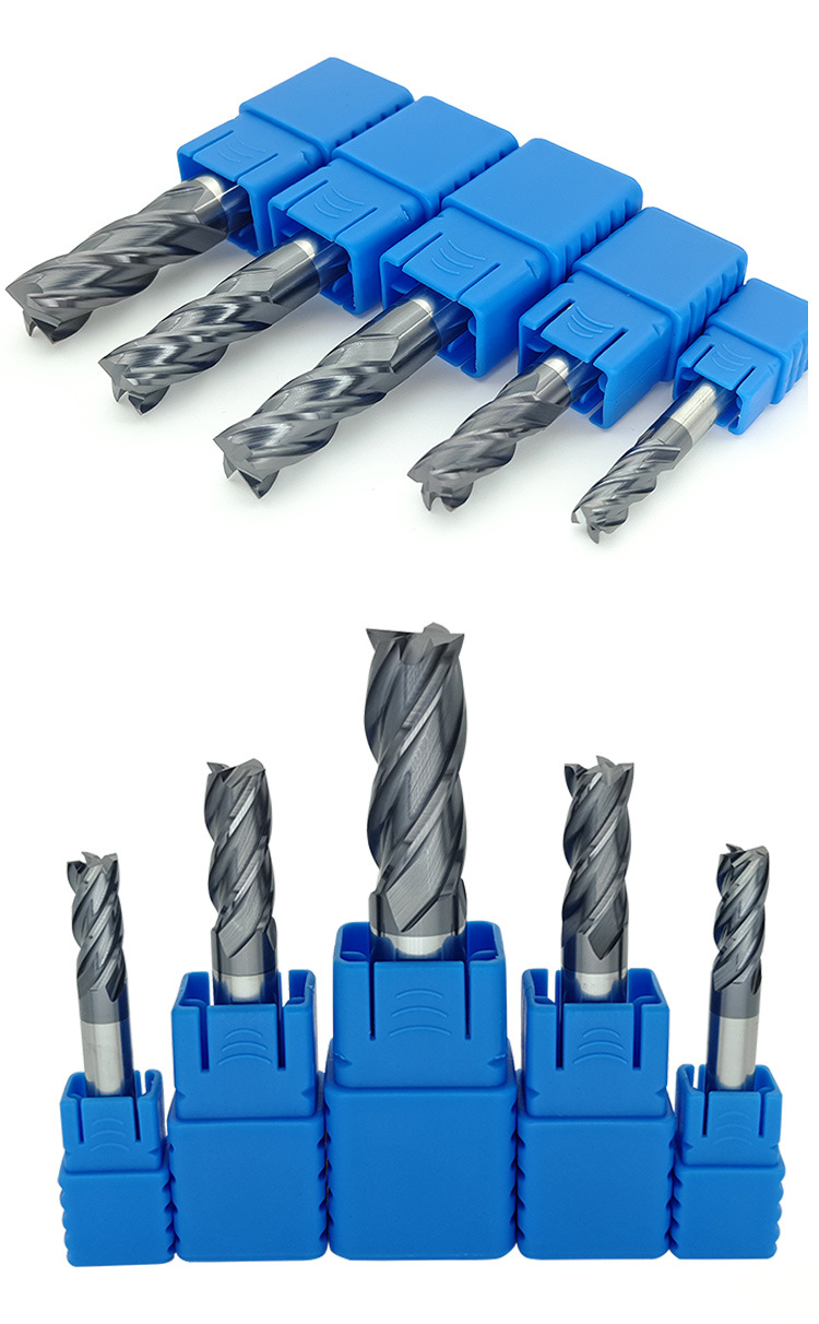 45度整体钨钢平刀cnc合金铣刀硬质合金棒钨钢铣刀直柄涂层铣刀