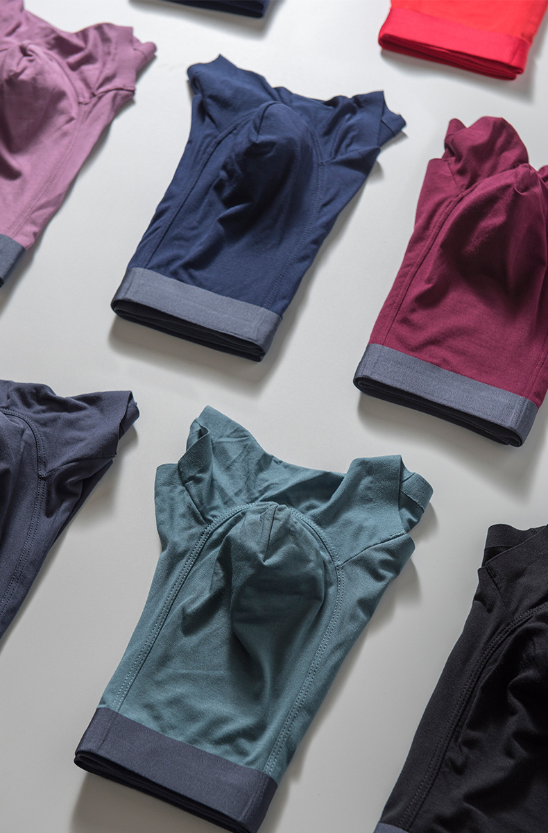 新款ck-90男士莫代尔内裤纯色透气无痕s时尚四角裤四季款amazon潮