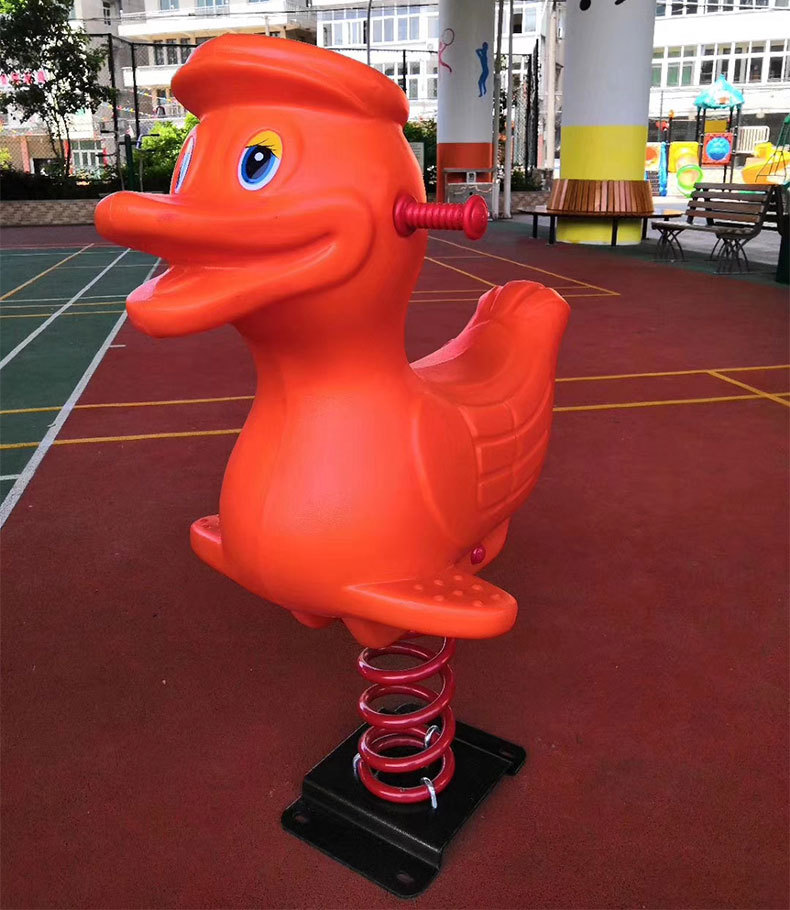 新款儿童摇摇乐大弹簧儿童摇摇马户外儿童活动器械各种动物跷跷板