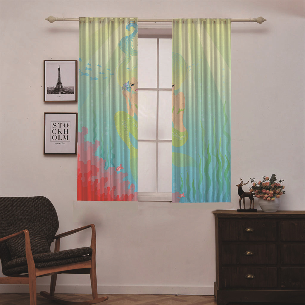 中国风简约全遮光半帘卧室客厅窗帘定制会议室隔音挡光布艺帘子