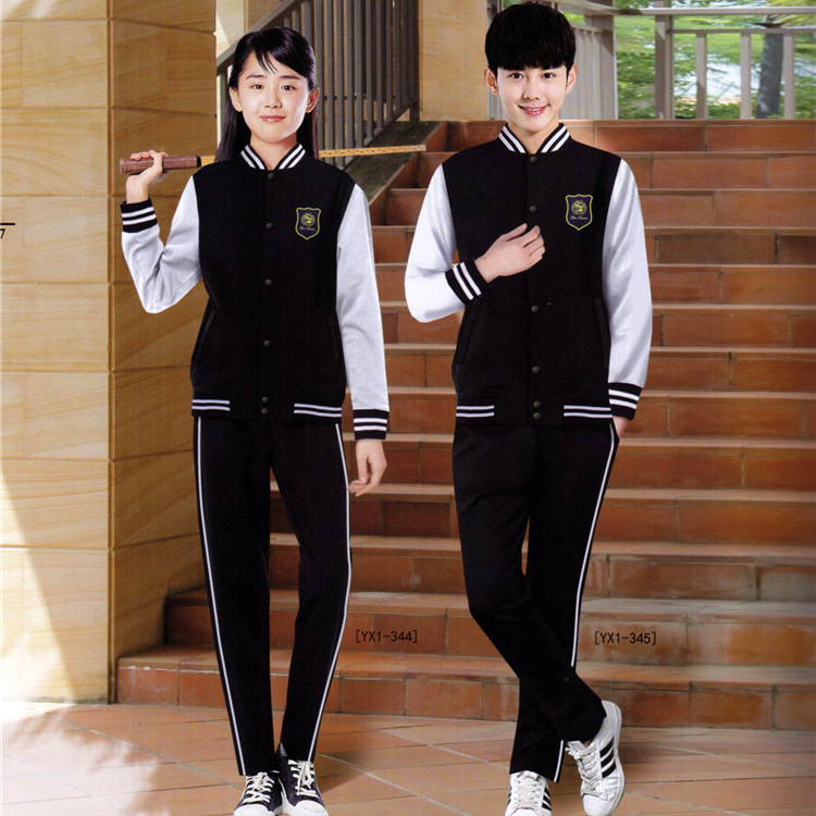 量身定制初高中学生校服班服定做秋冬季情侣套装运动服团购