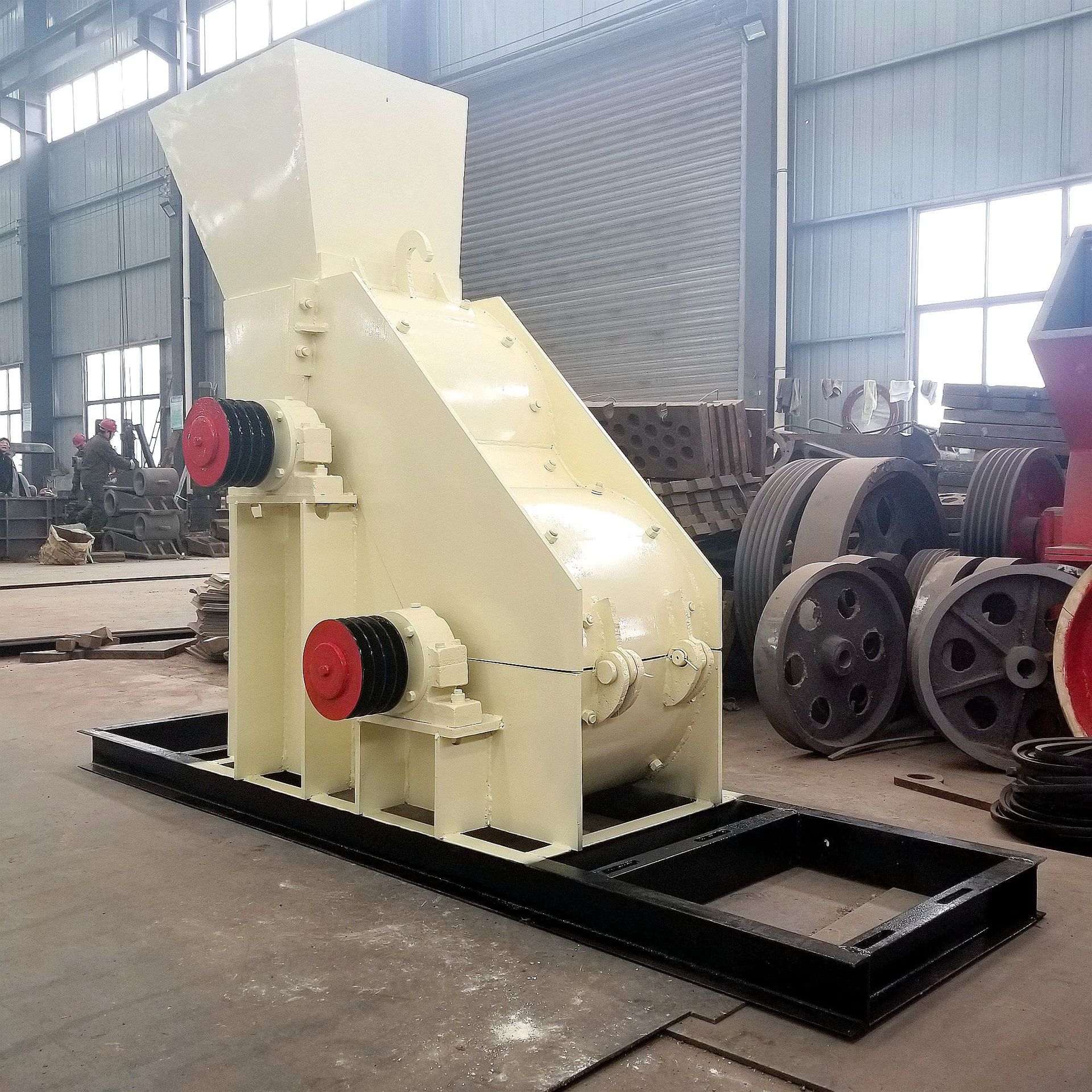 厂家生产新型双级式破碎机 河卵石碎石制砂机 双转子石料粉碎机