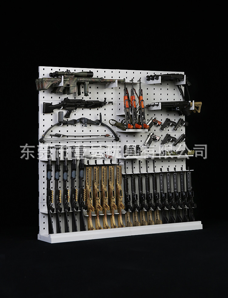 16兵人玩偶现代军事可扩展枪架主武器狙击武器展示架