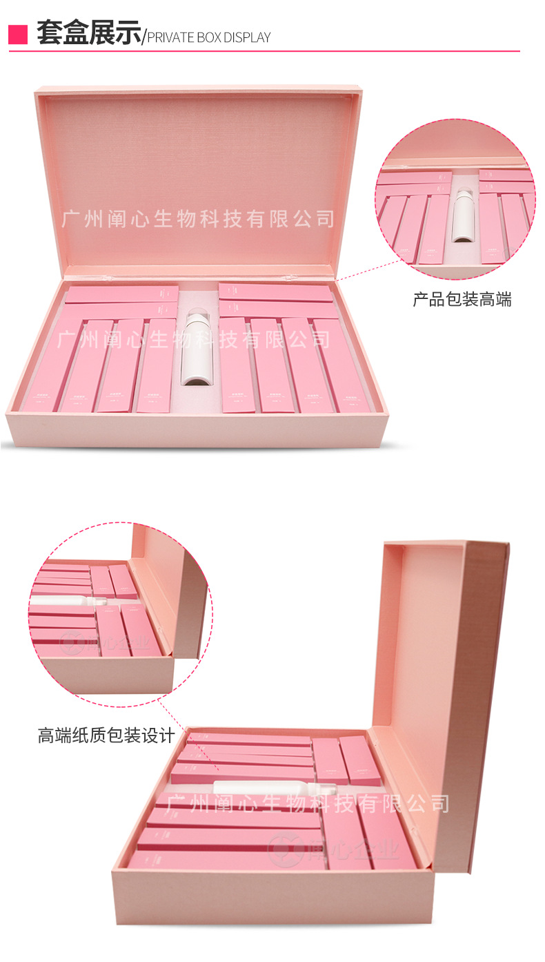 美容院私密套盒 私处护理妇科凝胶套盒消字号厂家 一指爱私密套盒