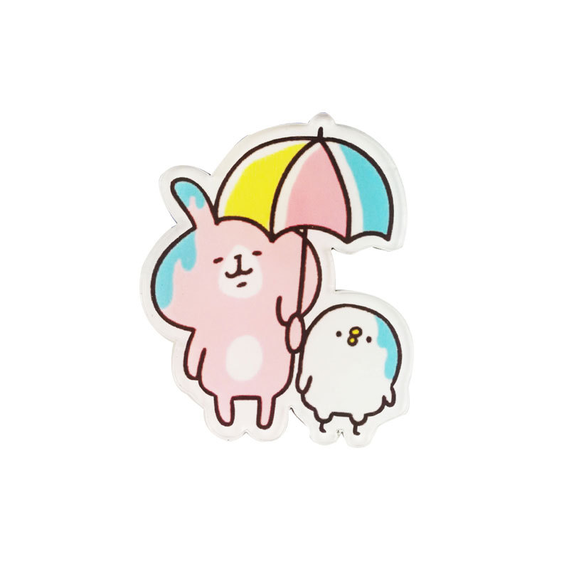 日韩卡通动漫磁性冰箱贴小黄鸭创意可爱冰箱软磁贴黑白版磁力贴饰