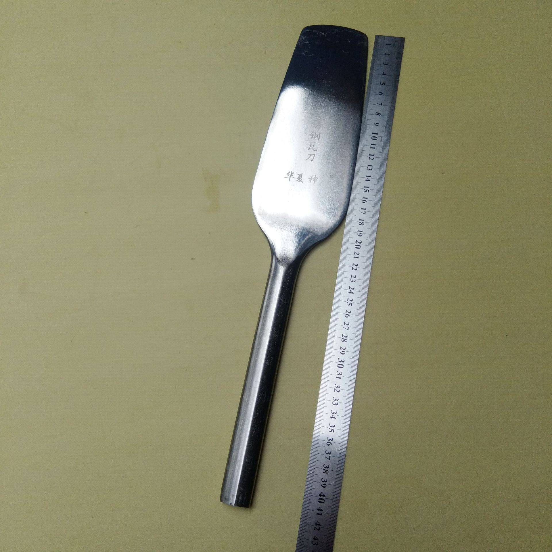 不锈钢锻打双面砖刀砌墙刀瓦刀工具砍砖泥工瓦刀瓦刀