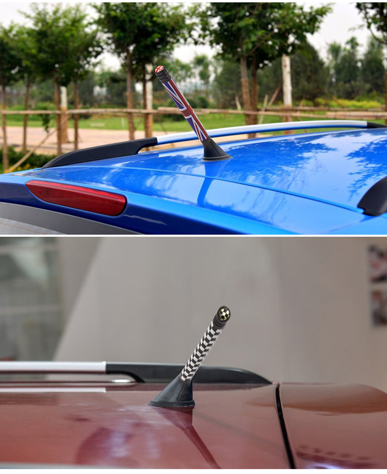 适用于汽车天线 宝马迷你mini系列 车载装饰改装天线 多款图案