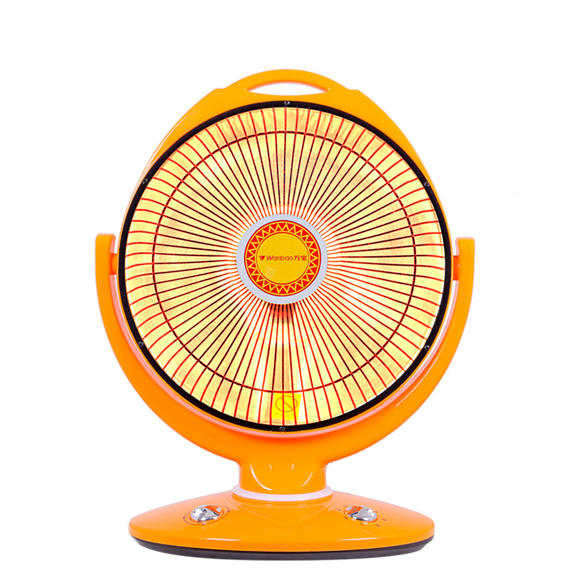 批发万宝牌取暖器家用台式小太阳红外碳素管电暖器摇头办公烤火炉