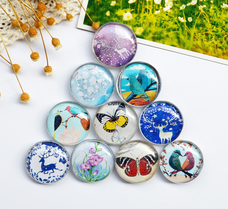 水晶玻璃创意家居冰箱贴磁贴装饰品礼品办公用品磁性贴饰定制