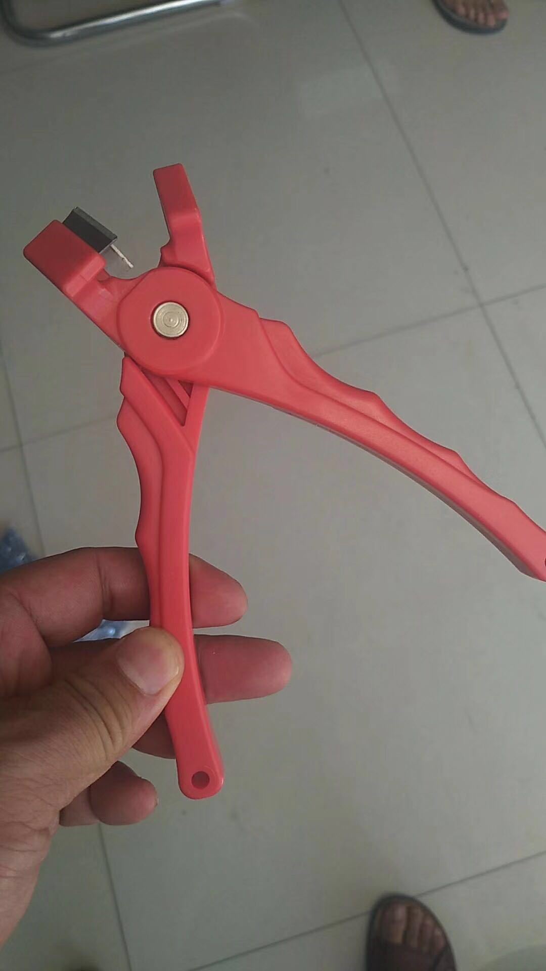 塑把v口胶条剪45度90度角缺口钳剪刀三元乙丙断桥铝门窗胶条剪刀