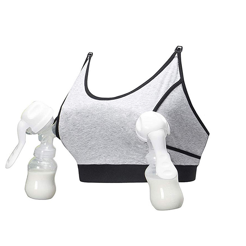 Wholesale Autumn Postpartum Mother Hands-Free Nursing Underwear Strapless Pregnant Women Hands-Free Breast Milk Bra