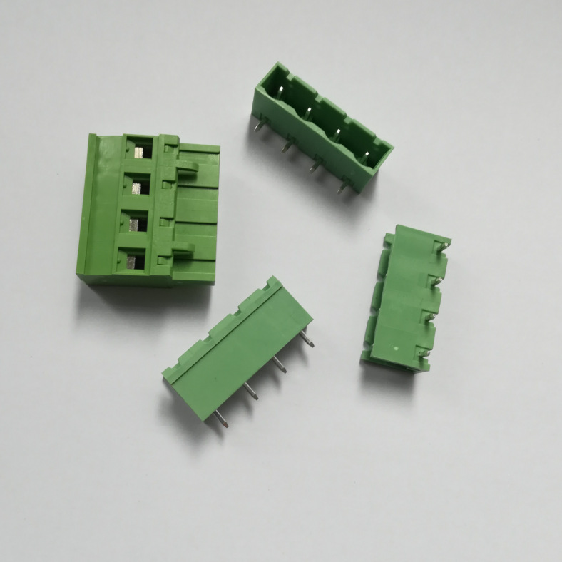 62mm公母对插端子 kf2edgka-7.62-4p180度插拨式