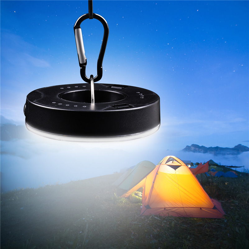 Cross-Border Cob Tent Light Hook Light Climbing Button Carabiner Emergency Light Mini Horse Light Portable Camping Lamp