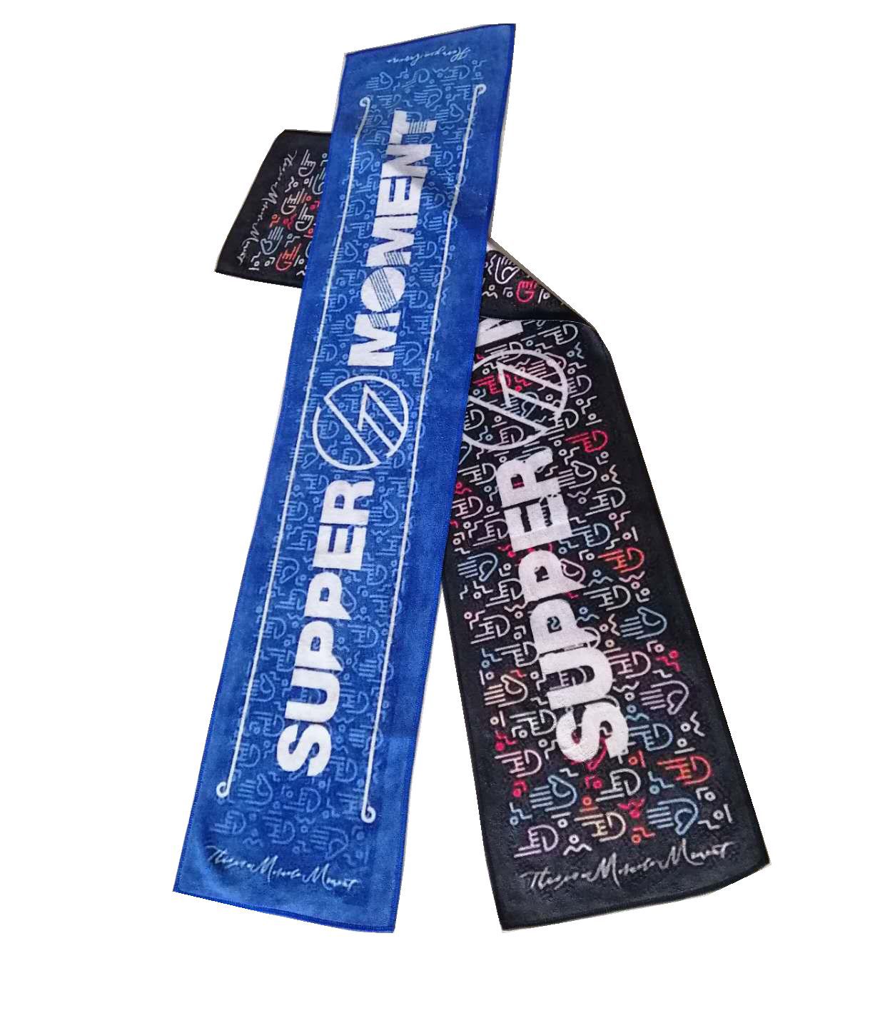 街舞嘻哈周边双面印花超细纤维创意应援方巾面巾浴巾创意定制毛巾