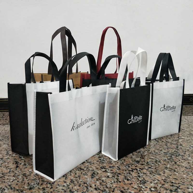 无纺布立体袋_热销 可折叠手提袋 定制热压平口立体袋 批发