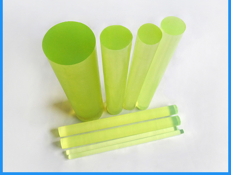 牛筋棒 实心防爆防身棍弹性弹力软聚氨酯优力胶棒pu棒 圆形橡胶棒