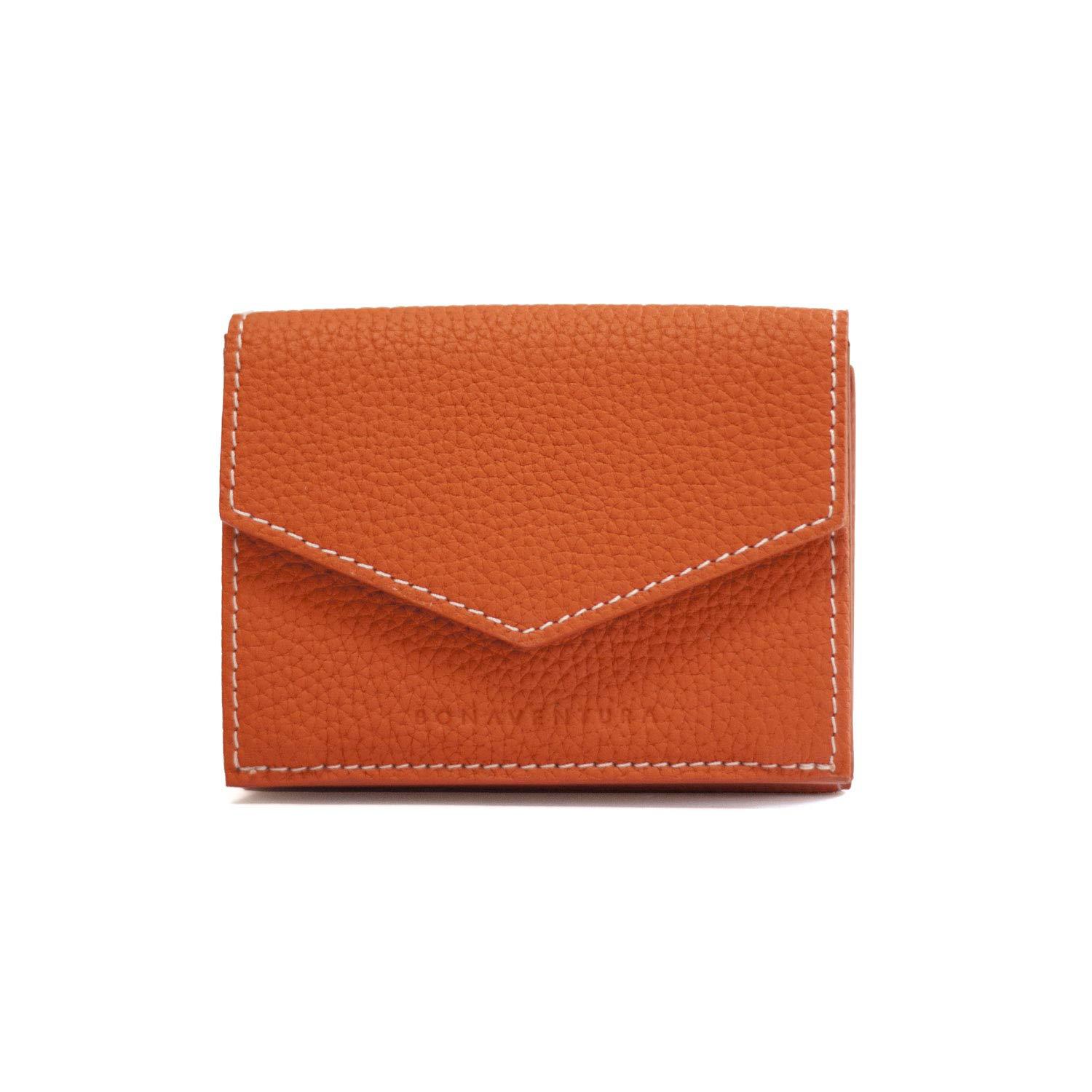 Women's Leather Short Wallet Big Litchi Pattern Cowhide Three-Fold Wallet Korean Multi-Functional Girl Money Clip