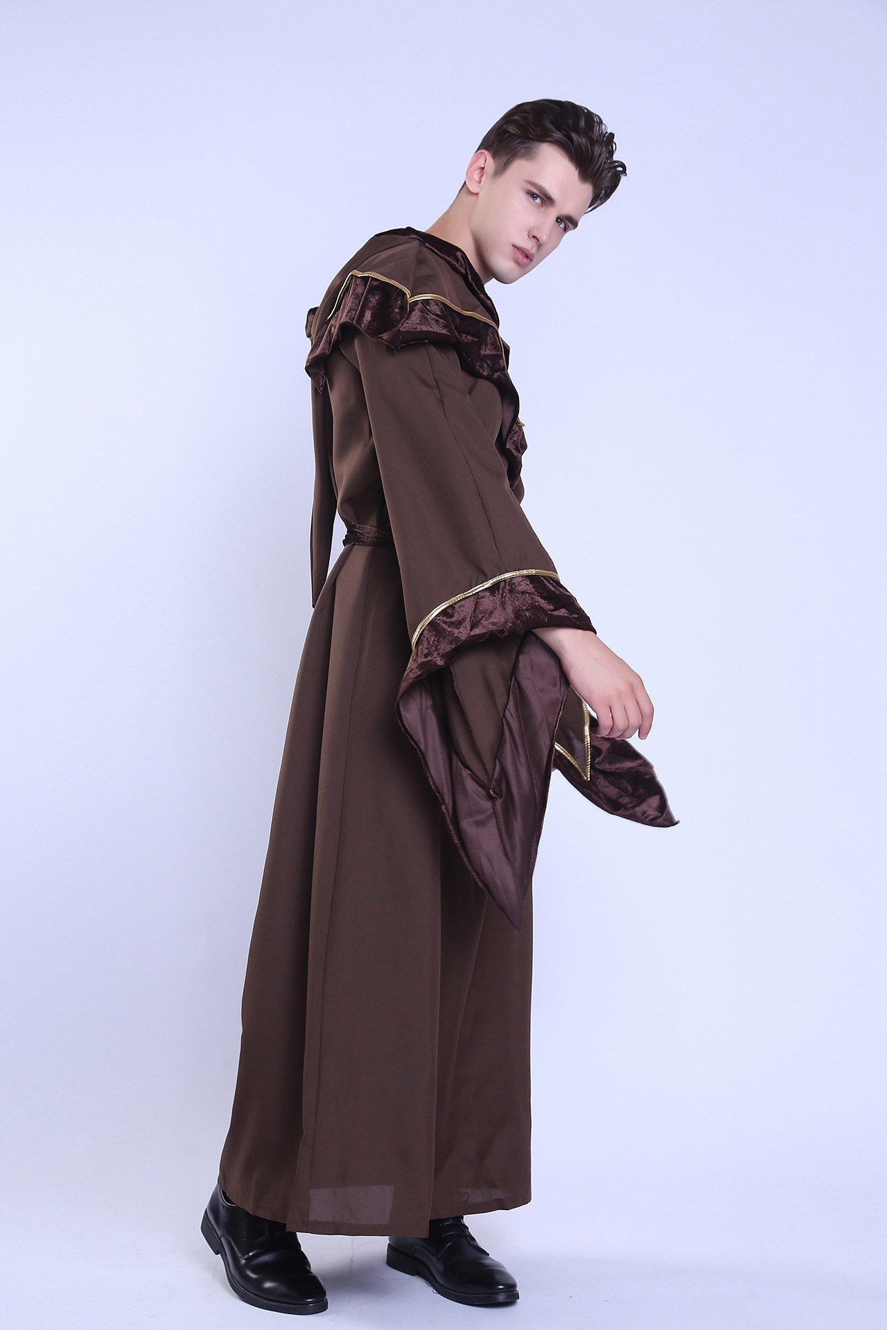 宗教教父男款巫师服 万圣节cosplay酒吧舞会舞台服表演服批发代发