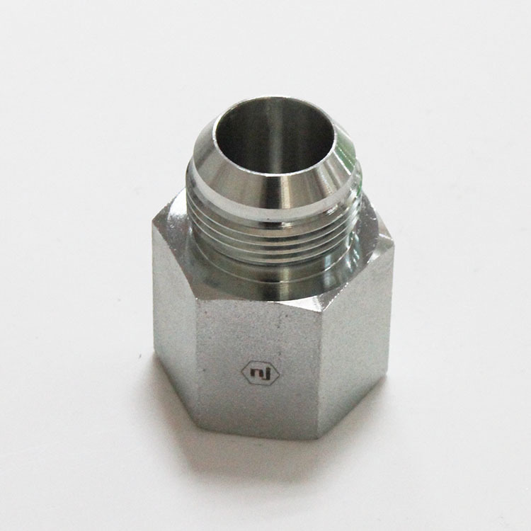 外螺纹37度锥 永华5jn系列 美制碳钢jic内外丝直通过渡接头