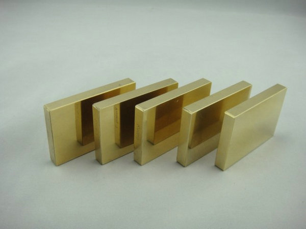 标准况氏kuang方形标准洛氏硬度块铜制洛氏方块镜面标块厂家直销