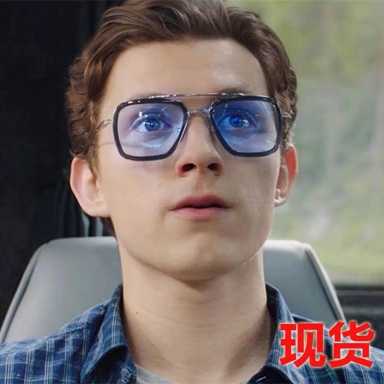 Spiderman Iron Man Robert Downey Similar Glasses Tony Stark Myopic Sunglasses Men's Trendy Sunglasses