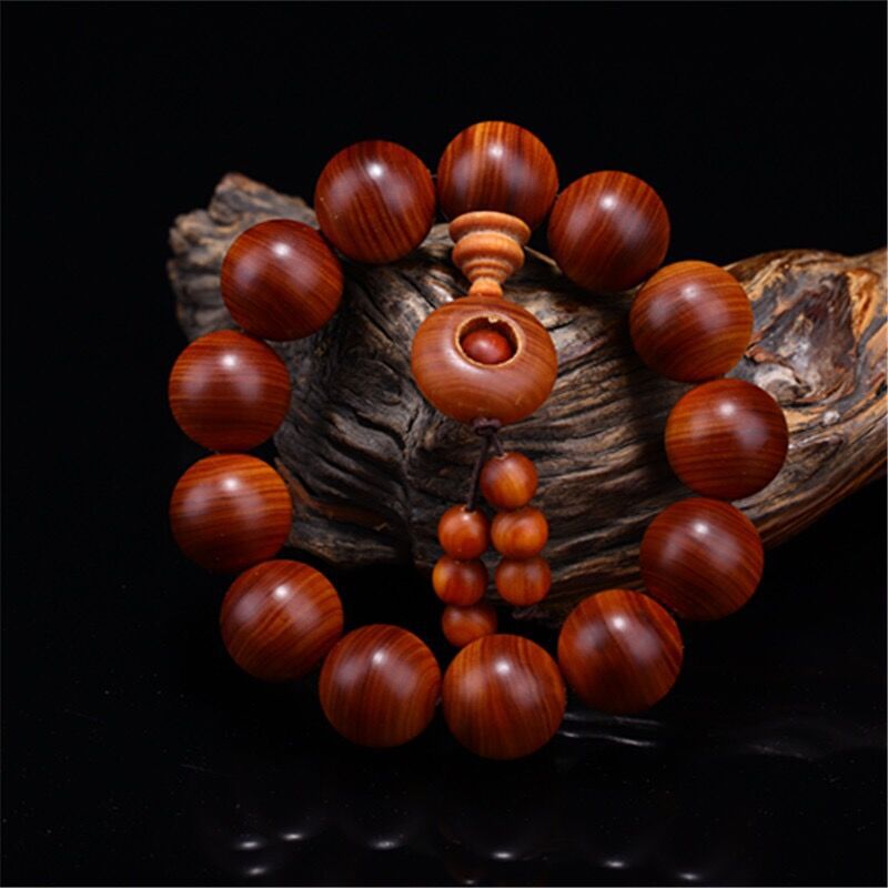 Taihang Mature Material Black Oil High Density Bracelet 2.0 Arborvitae Bracelets Water Wave Gentiana Pattern Wooden Craftwork Wholesale