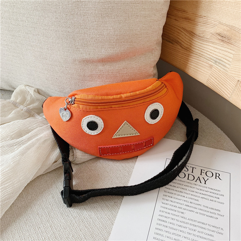 Korean Style Cute Cartoon Boys and Girls Shoulder Messenger Bag Fashion Robot Children's Pockets Change Accessories Small Bag Fashion