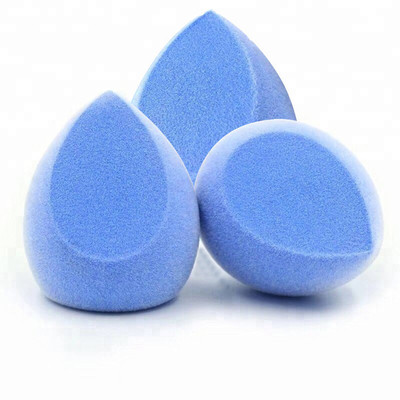植绒美妆蛋 同款不吃粉植绒蓝毛丝绒干湿两用超软海绵粉扑
