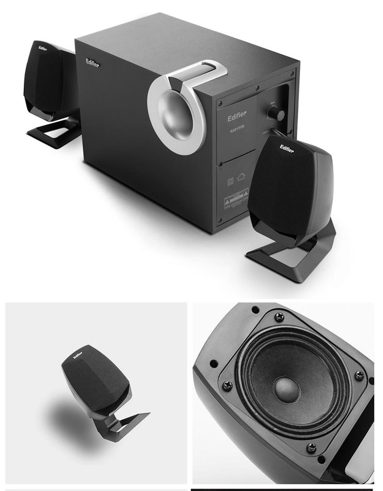 edifier/漫步者 r201bt蓝牙电脑音箱2.1低音炮重低音音响r201t08