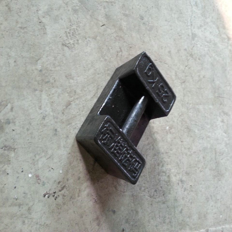 标准砝码50公斤一吨多少钱 设备校验25kg手提砝码 沈阳配重块