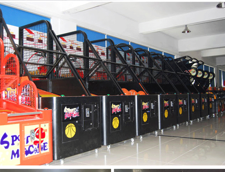 新款成人投篮机室内折叠大型篮球机儿童商用高配电玩城篮球游戏机