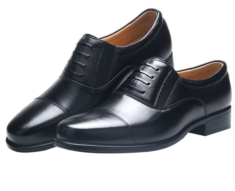 正装皮鞋男07b士官三接头皮鞋07a制式校尉军官三尖头皮鞋男鞋军鞋
