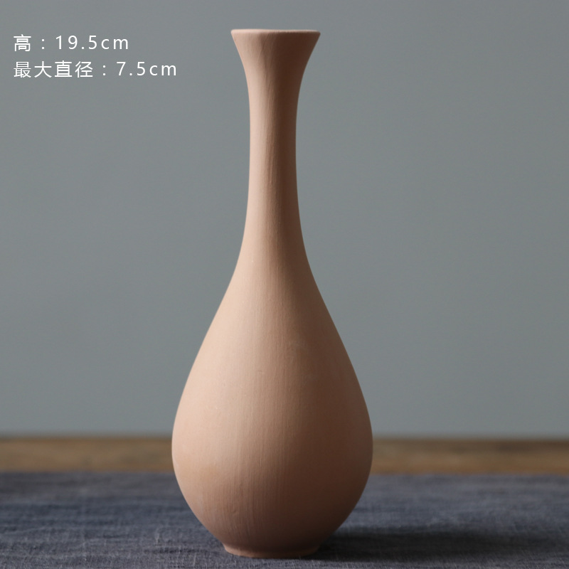 Nordic Instagram Style Plain Ceramic Small Vase B & B Home Art Decoration Dried Flower Ornament Ceramic Plain Blank