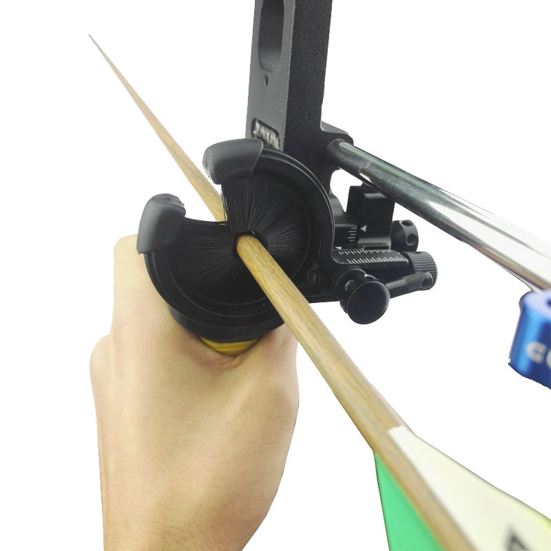 弓箭器材配件tp815微调毛刷箭台复合棕饼微调金属箭台 厂家销售