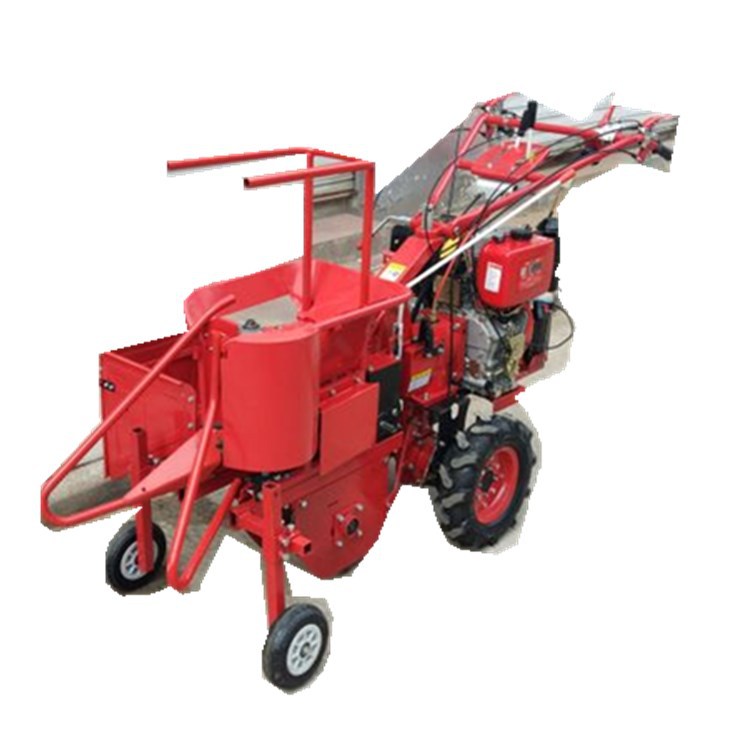 立式割台小型玉米收割秸秆粉碎机 玉米收获机丘陵山地玉米收割机