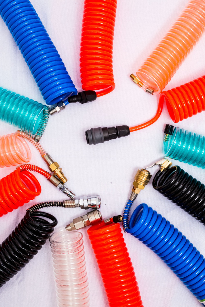 金牛头pu弹簧管气动软管 吹尘枪 轮胎充气【回弹性好 品质可靠】